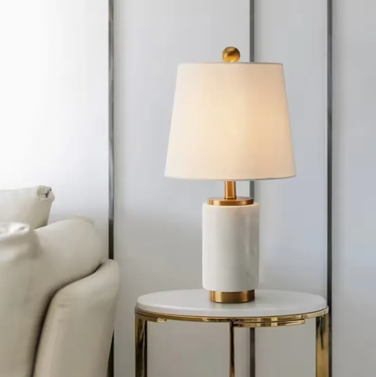 Copper Marble Lamp