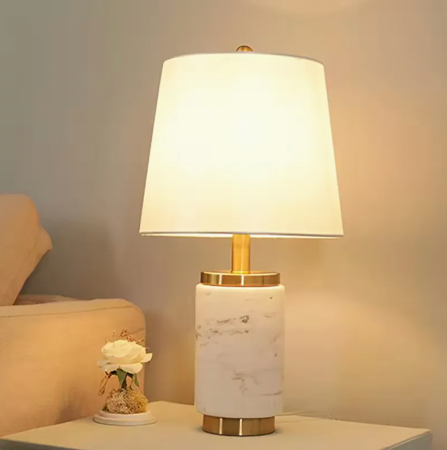 Copper Marble Lamp