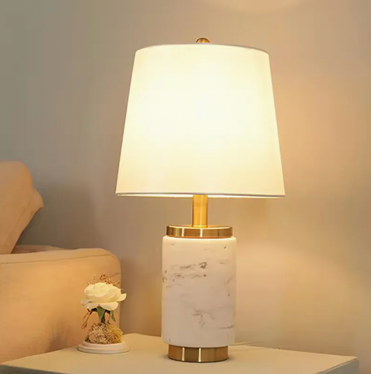 Copper Marble Lamp