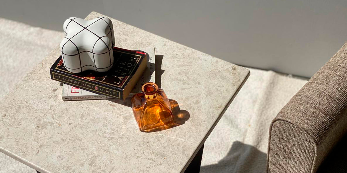 Misk Marble End Table