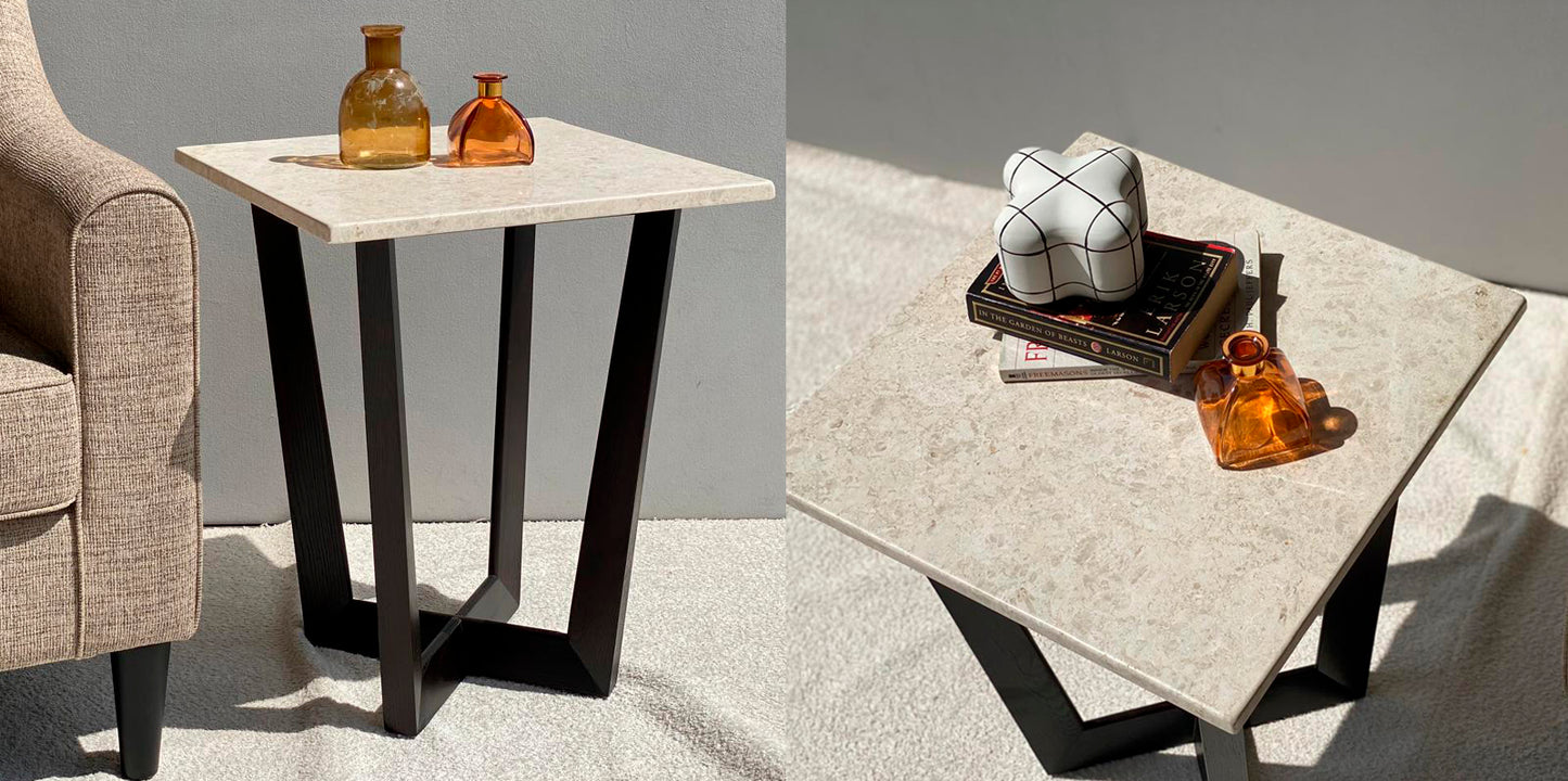 Misk Marble End Table