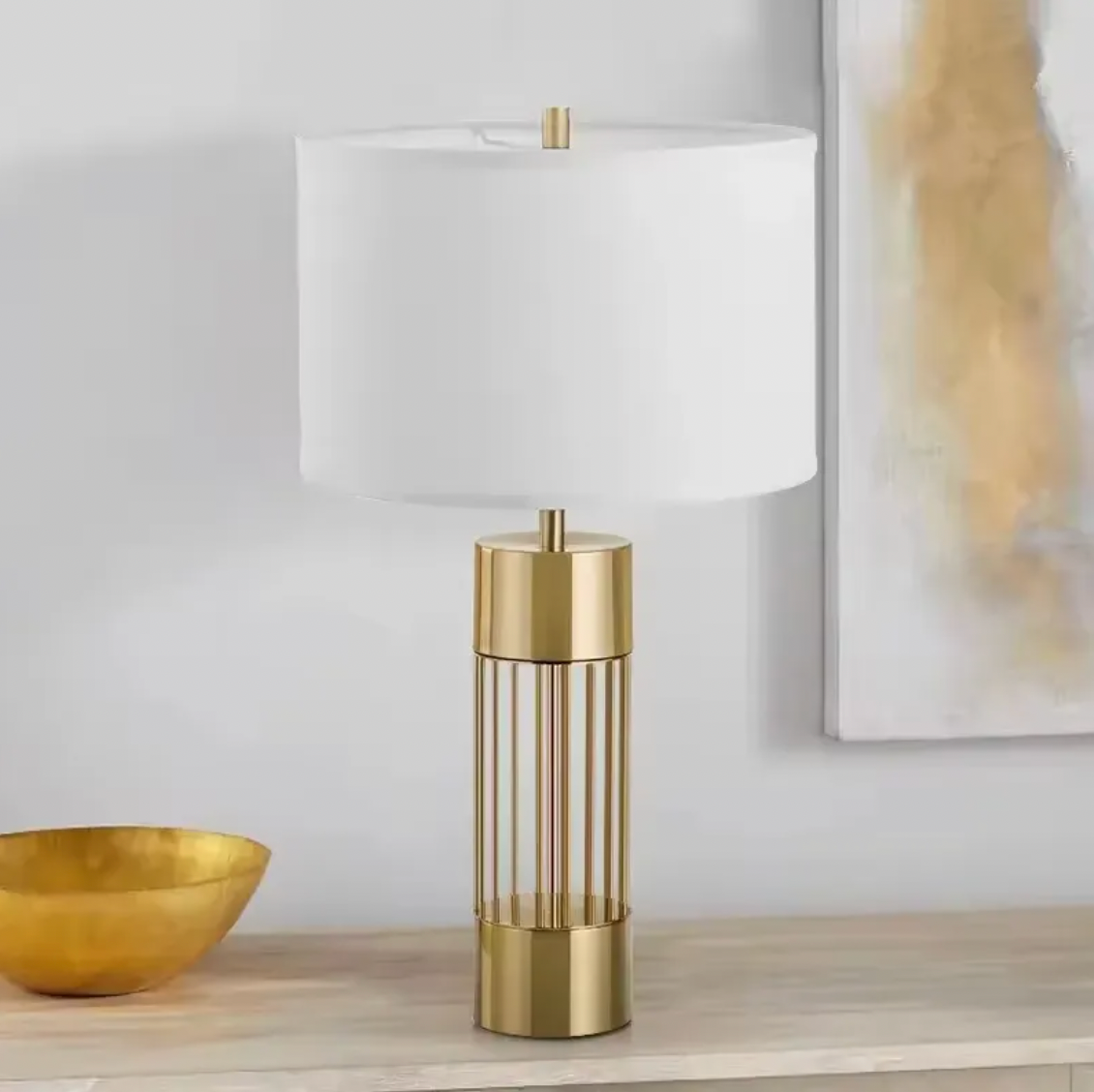 Fluted Table Lamp