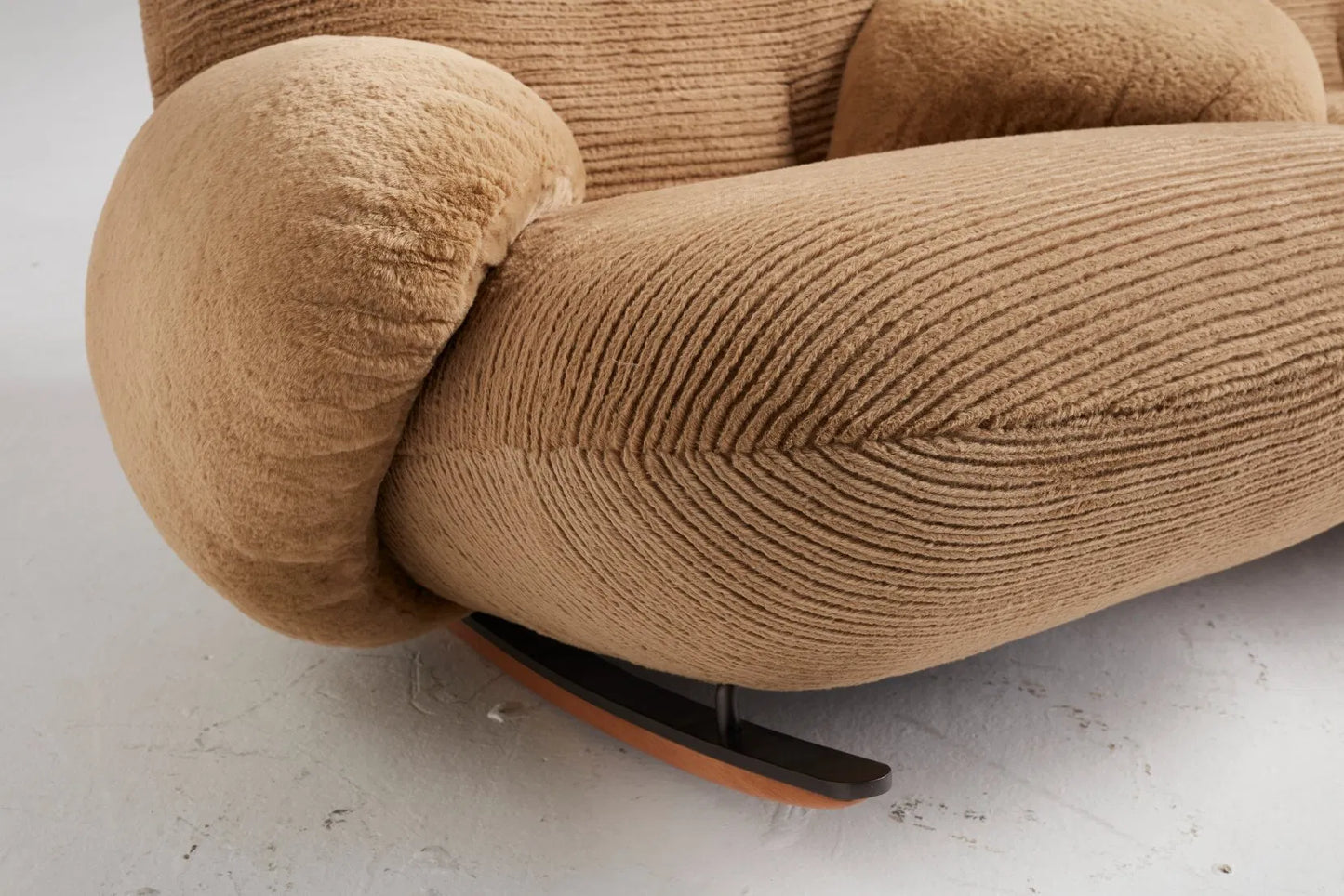 ORRO Fluffy Double Rocking Chair