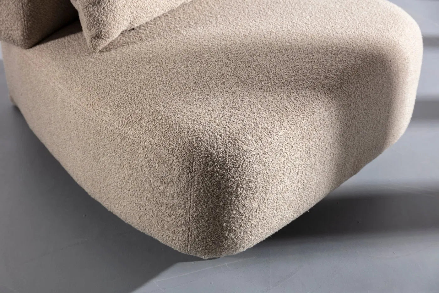 ORRO Tan Boucle Accent Chair