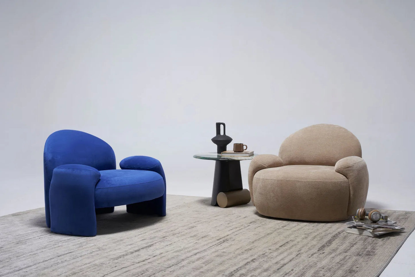 ORRO Coffee Accent Chair