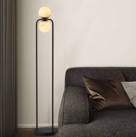 Veined Bulb Floor Lamp
