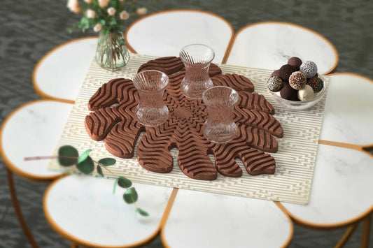 Walnut Leaf Tray