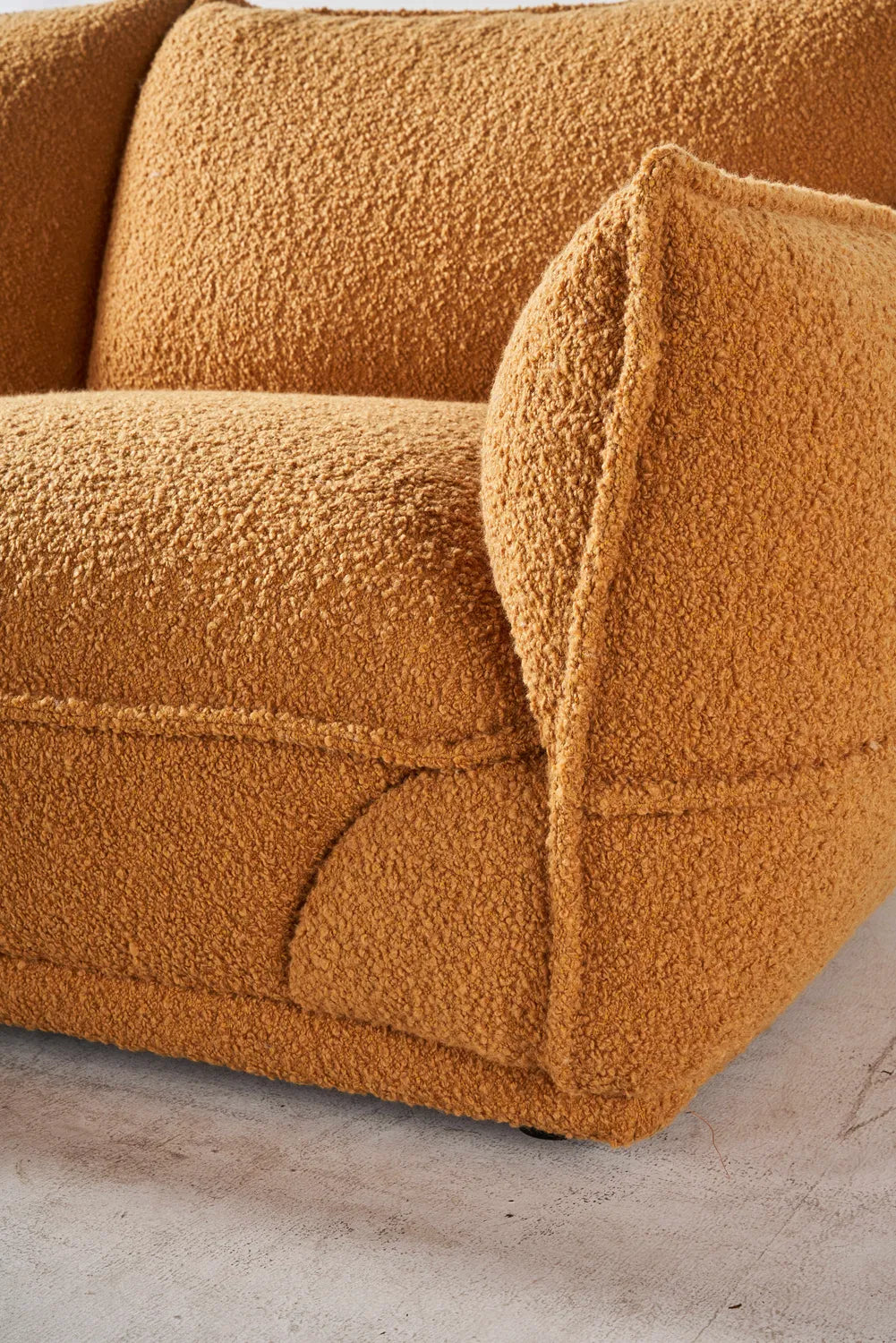 ORRO Orange Cloud Boucle Sofa