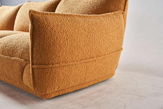 ORRO Orange Cloud Boucle Sofa