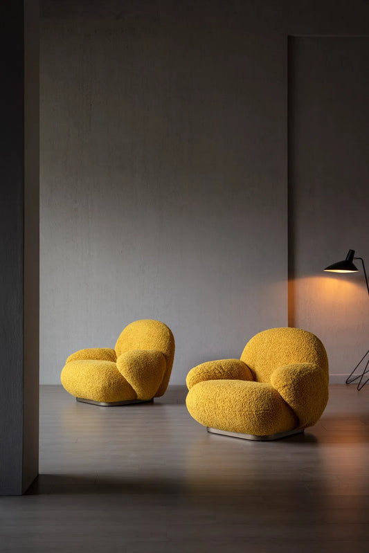 ORRO Lemon Boucle Accent Chair