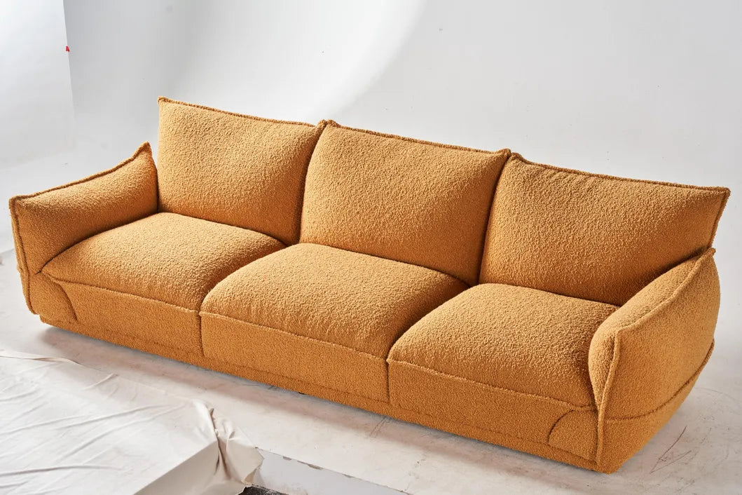 ORRO Orange Cloud Boucle Sofa