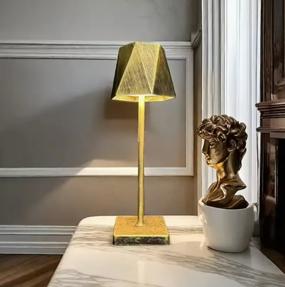 Cordless Gold Lamp