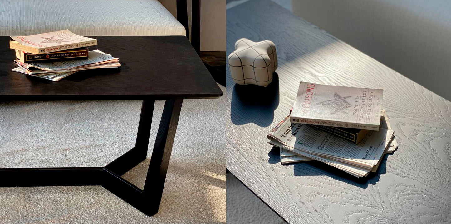 Misk Wooden Coffee Table