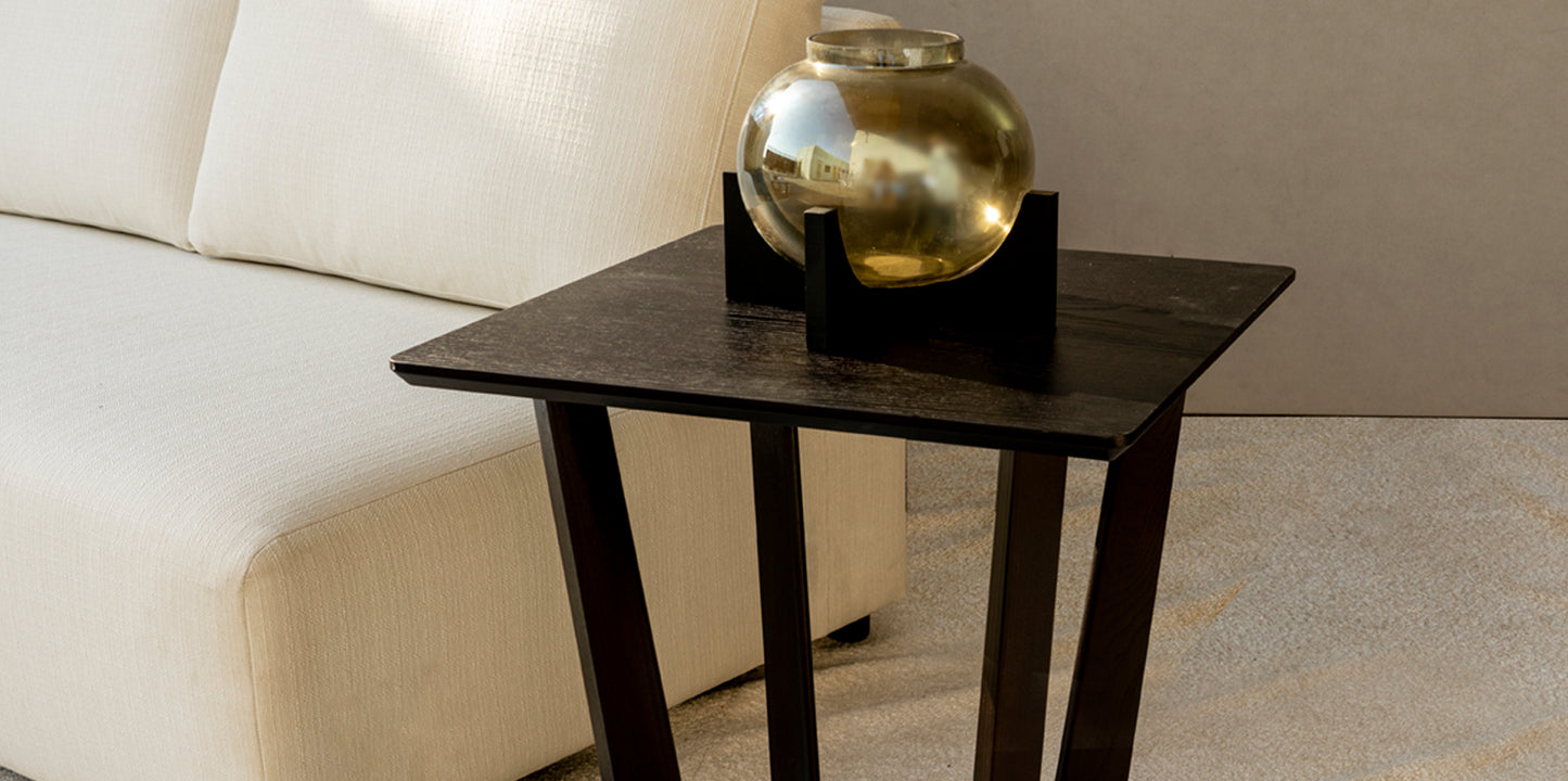 Misk Wooden End Table