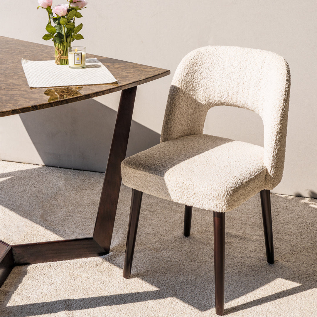 Amira Boucle Dining Chair
