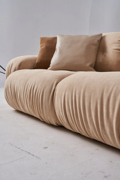 ORRO Leather x Suede Sofa