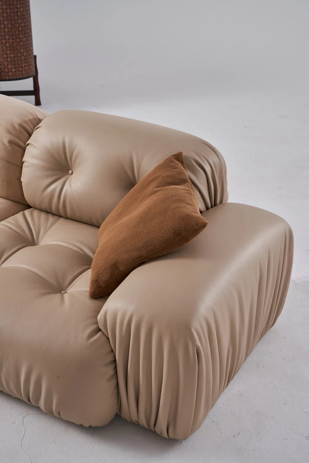 ORRO Leather x Suede Sofa