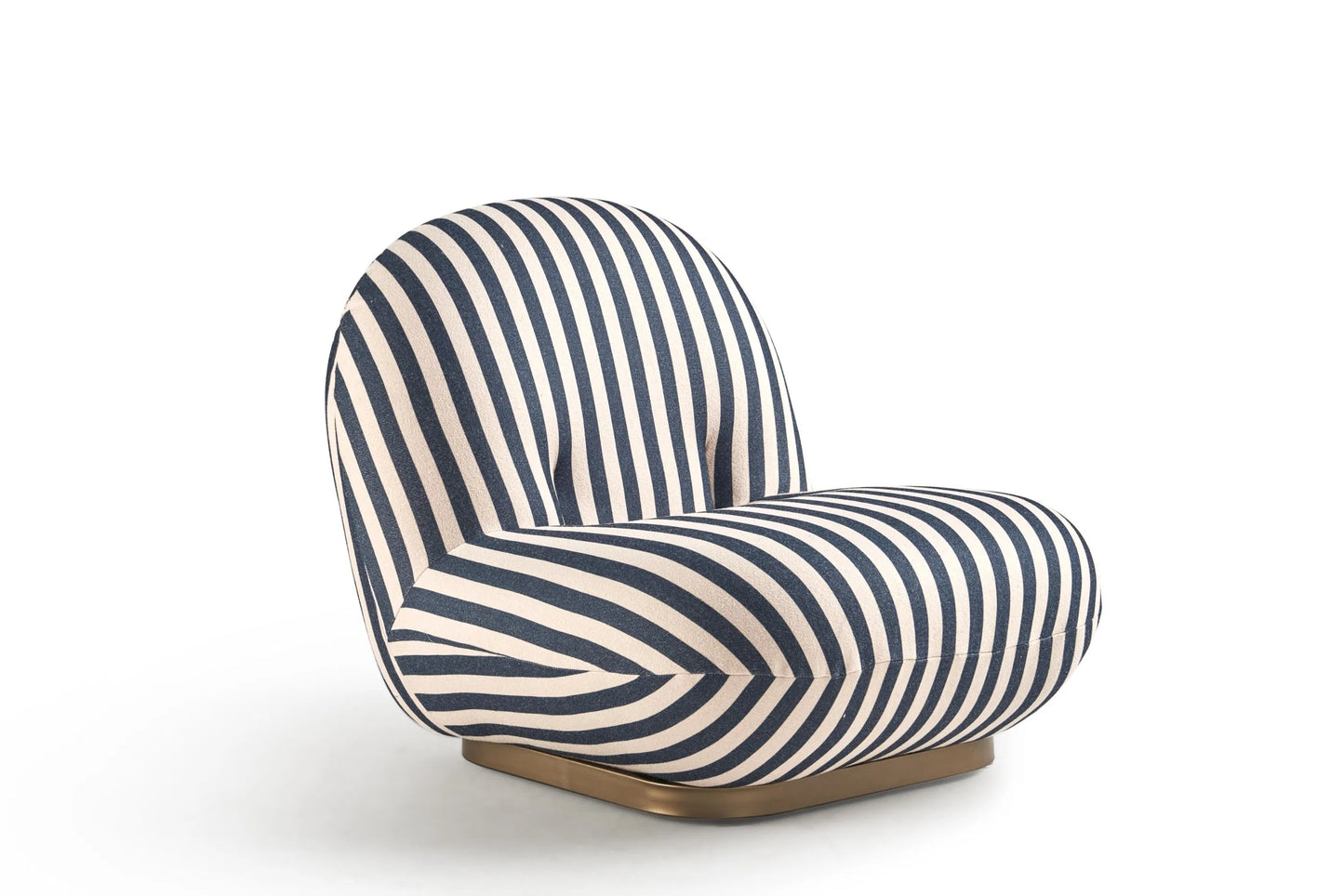 ORRO Striped Accent Chair