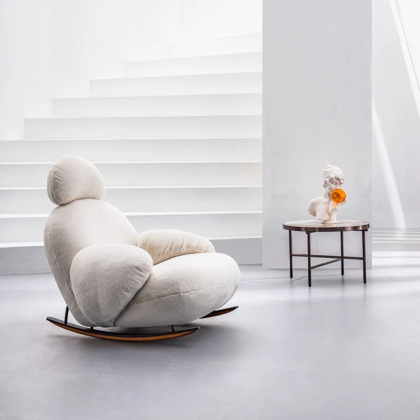 ORRO Fluffy Rocking Chair