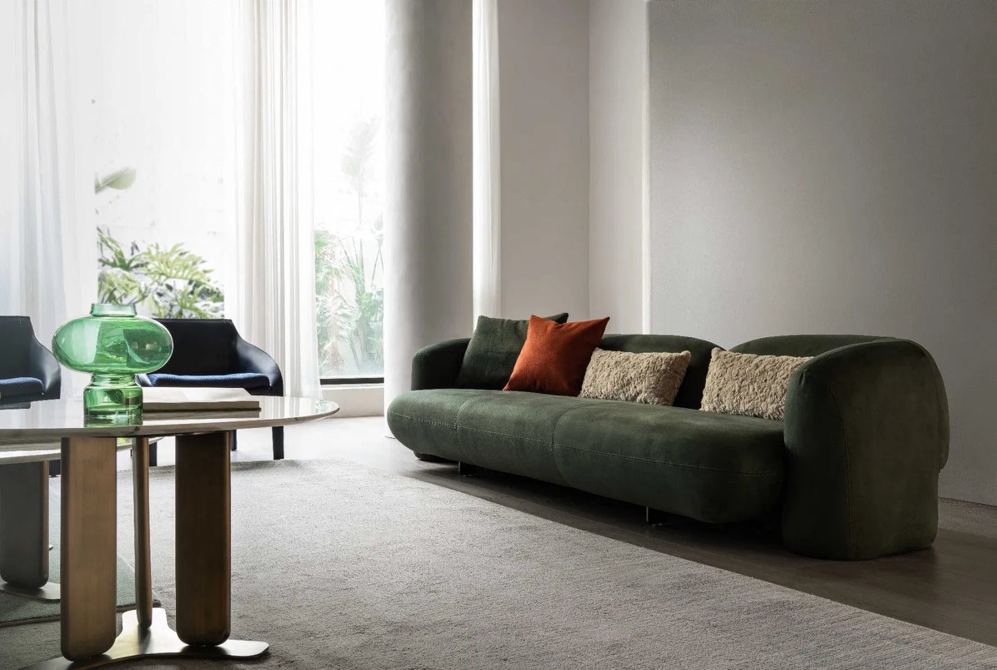 ORRO British Green Sofa