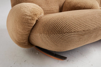 ORRO Fluffy Double Rocking Chair