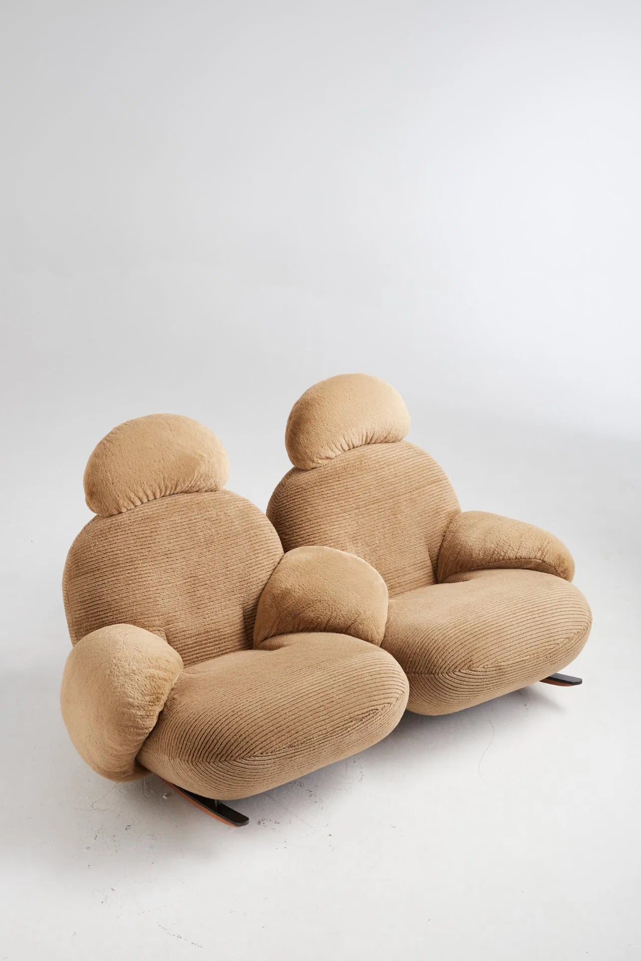 ORRO Fluffy Double Rocking Chair