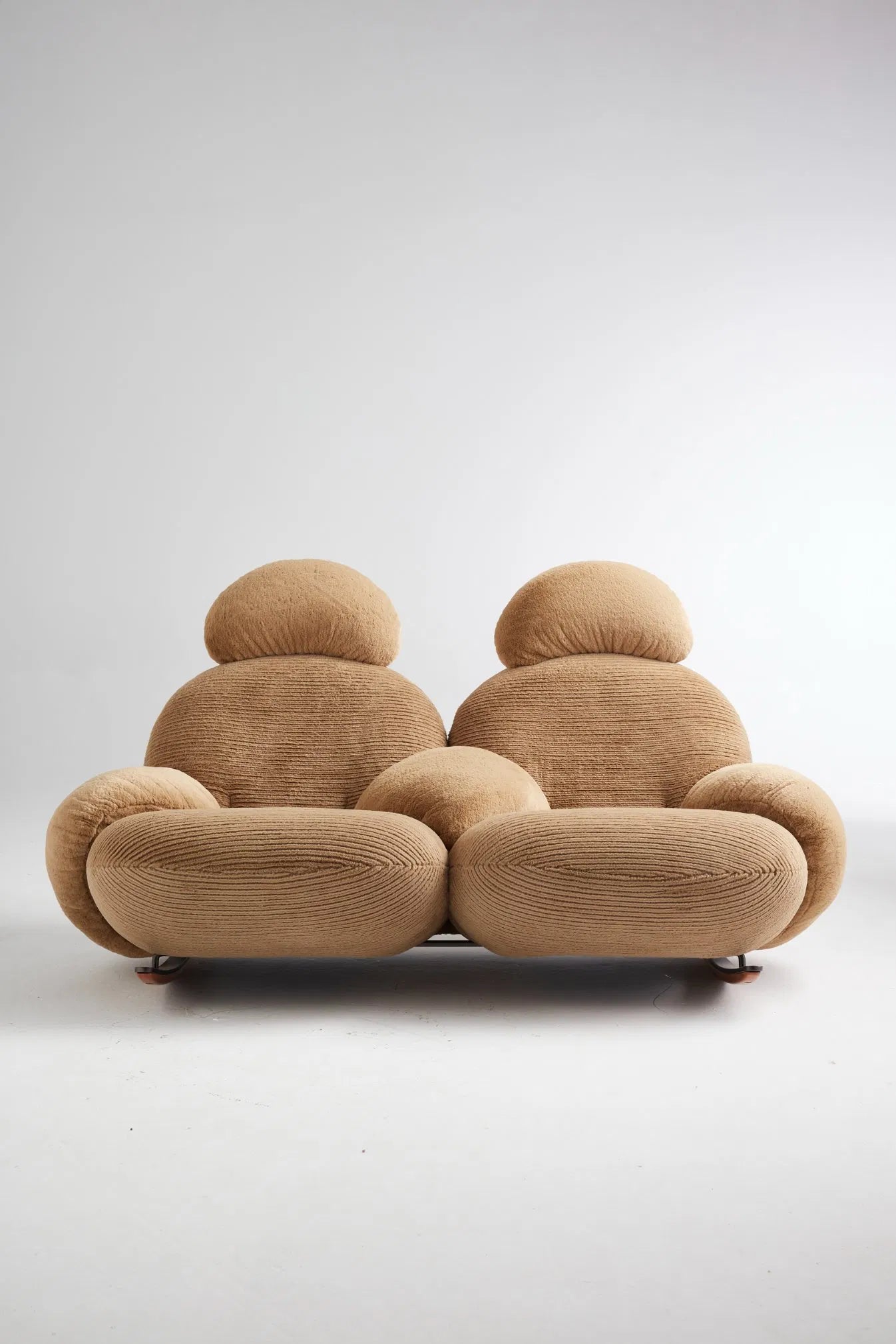 ORRO Fluffy Double Rocking Chair