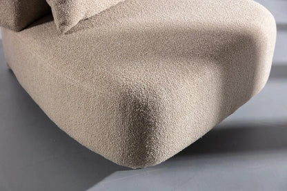 ORRO Tan Boucle Accent Chair