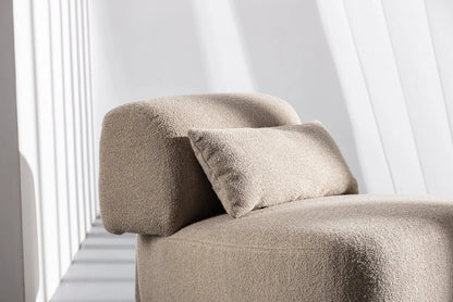 ORRO Tan Boucle Accent Chair