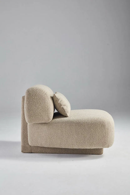 ORRO Tan Boucle Accent Chair