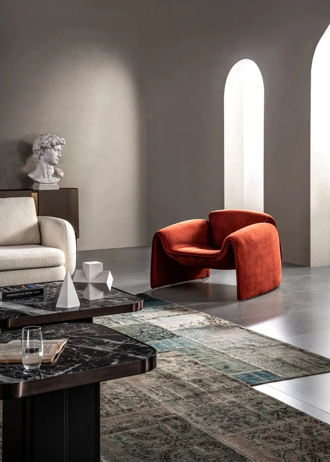 ORRO Orange Accent Chair