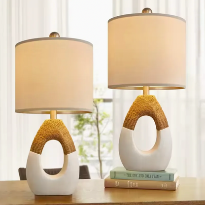 Rattan Lamp (Set of 2)