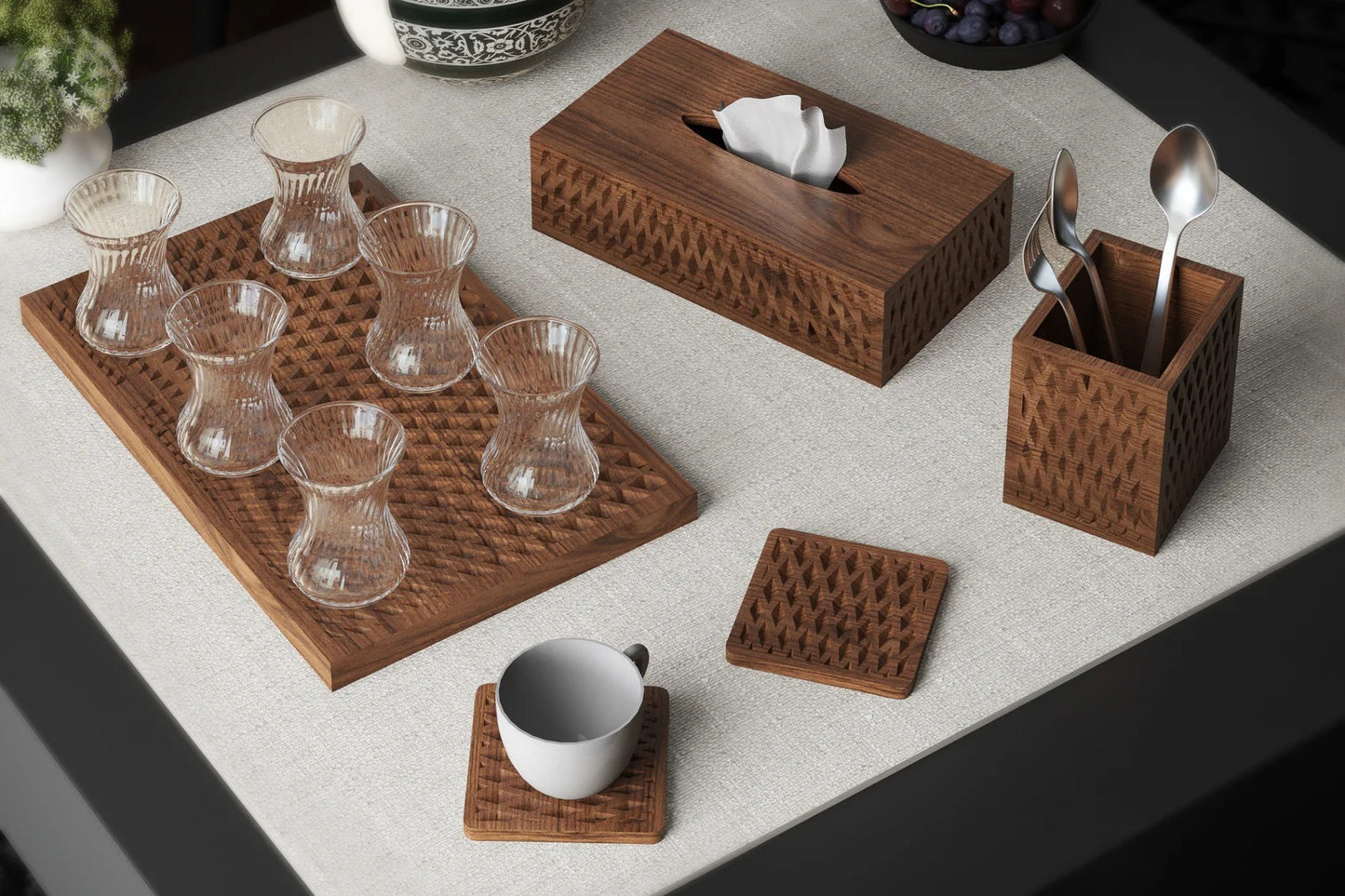 Luxury Wooden Home Set