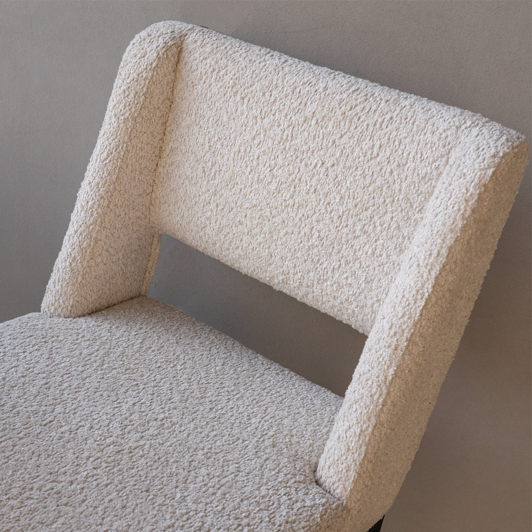 Luna Boucle Dining Chair