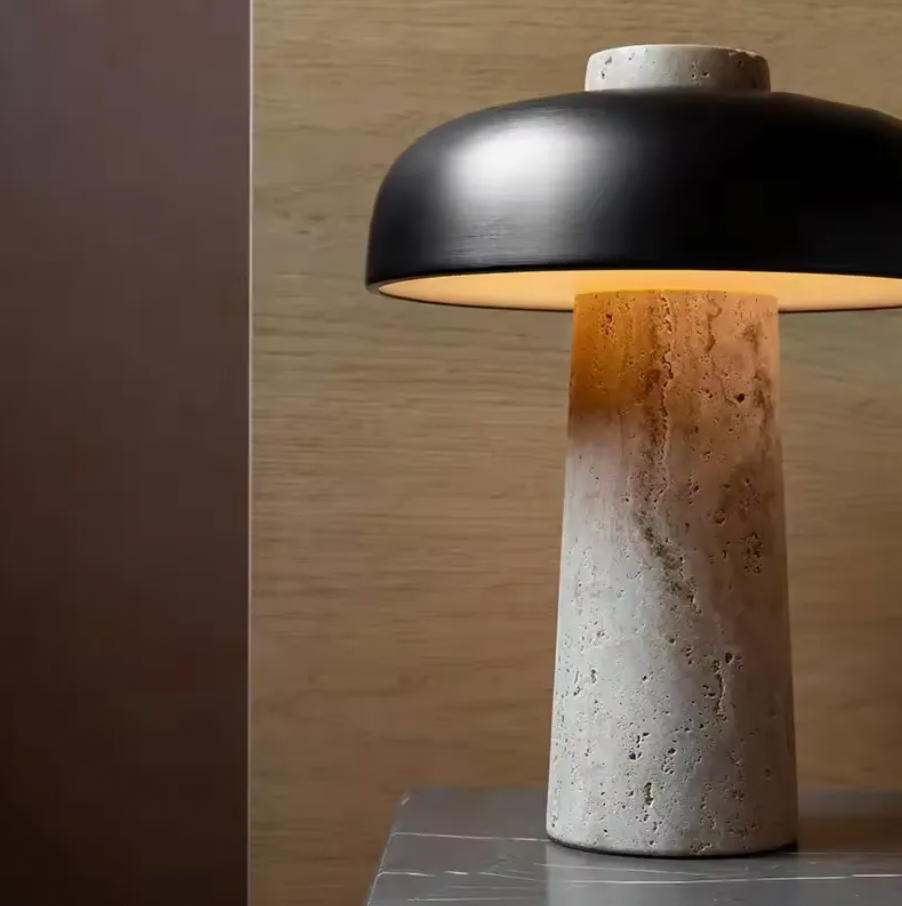 Travertine Stone Lamp
