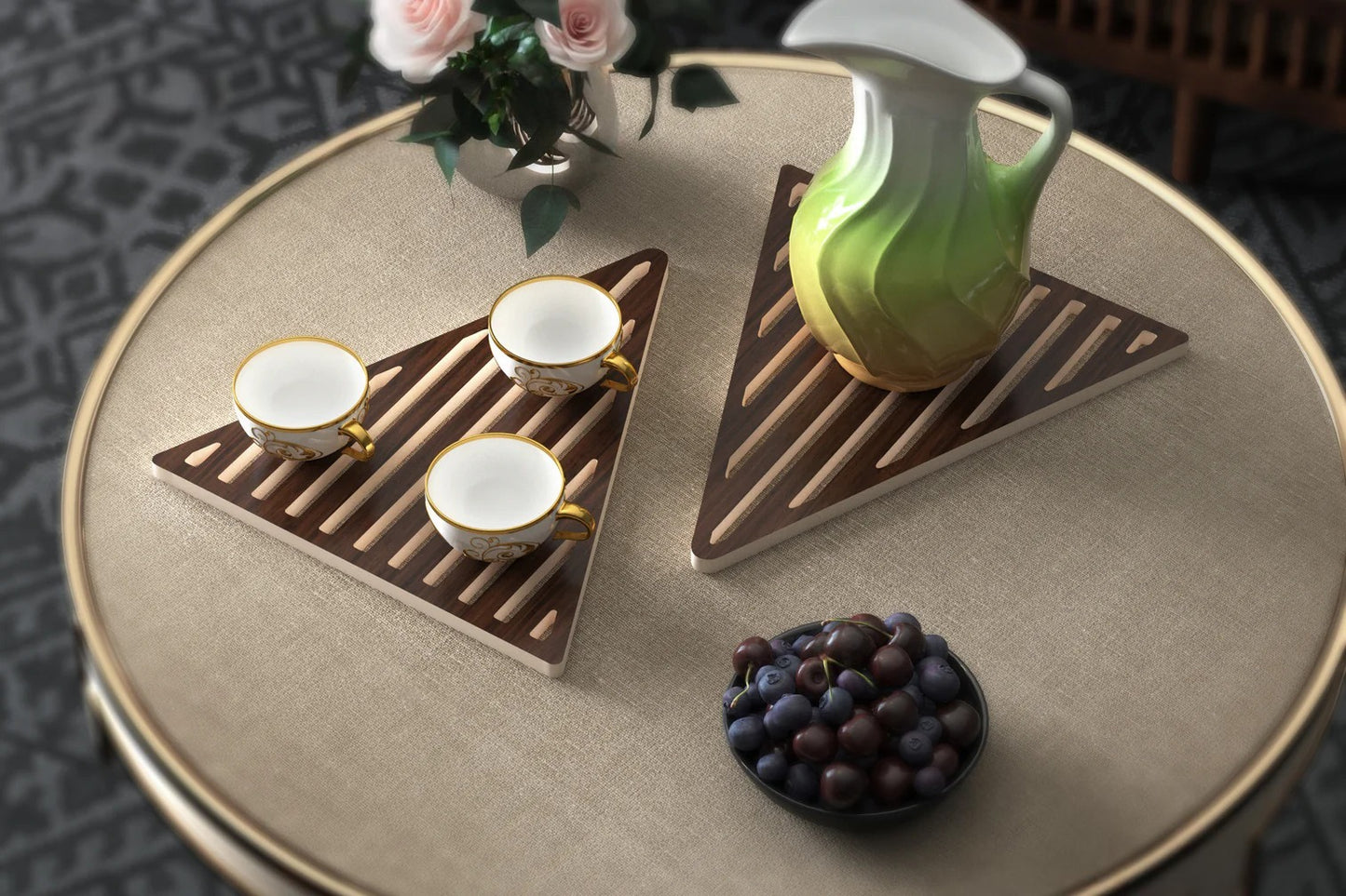Triangle Tray (Set of 2)